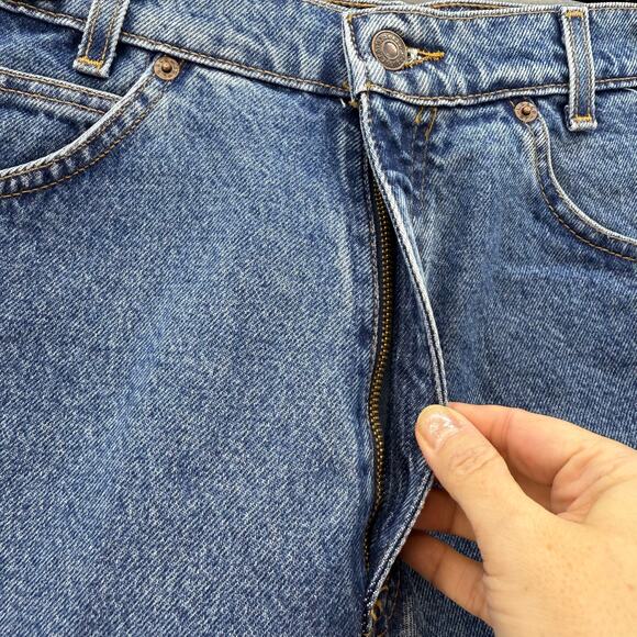 Levi's 550 Jeans Girls 18.5 Blue Relaxed Orange Tag Tapered Leg RARE VTG NWT - Picture 4 of 16